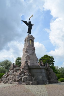 Tallinn, Estonya - 16 Temmuz 2015: Tallinn üst şehir. Unesco Dünya Mirası Sit Alanı, eski Tallinn bir parçasıdır