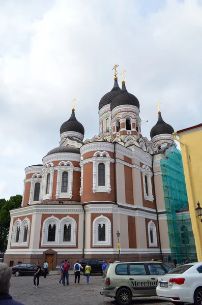 TALLINN, ESTONIA - 16 LUGLIO 2015: Tallinn Città alta. Old Tallinn fa parte del patrimonio mondiale dell'UNESCO — Foto Stock