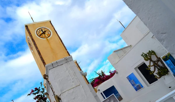 Slavné cesty Santorini Island, Řecko. — Stock fotografie