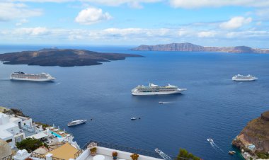Santorini Island, Yunanistan
