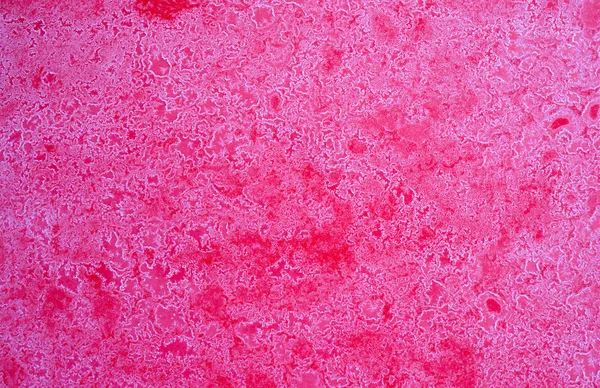 Frost texture on red metal surface — Stock Photo, Image