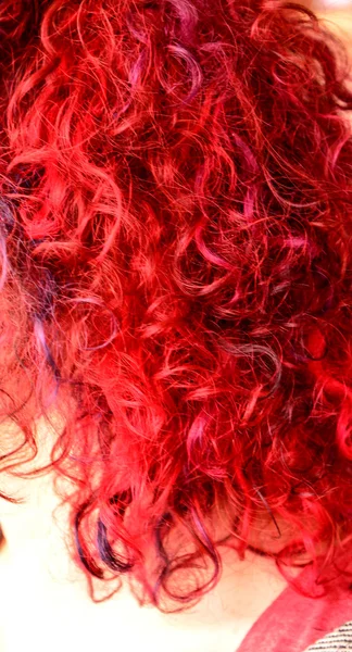 Textura de pelo rojo — Foto de Stock