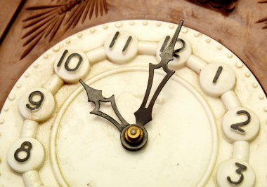 Resmi bir Vintage duvar saati 