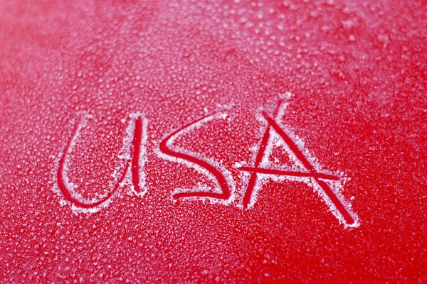 Usa on frost — Stock Photo, Image
