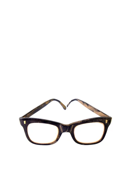 Viejas gafas negras polvorientas y sucias —  Fotos de Stock