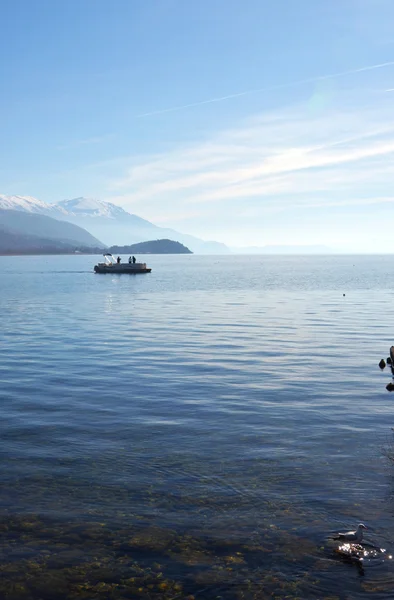 Jezero Ohrid, Makedonie — Stock fotografie