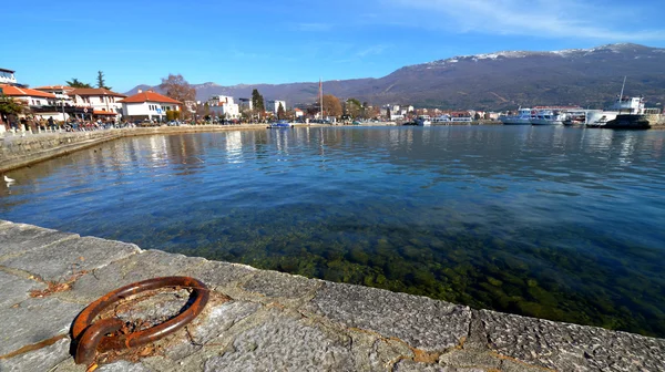 Lago Ohrid, macedónia — Fotografia de Stock