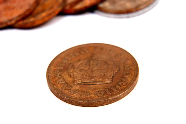 Vintage old rusty coins — Stock Photo, Image