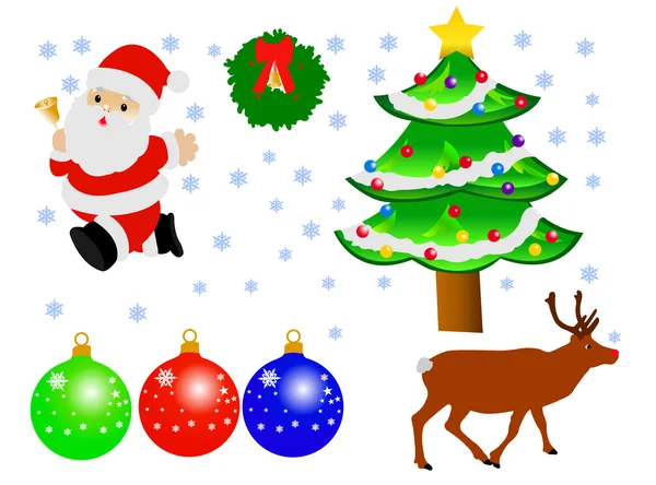 Christmas decoration vector — Stock Vector