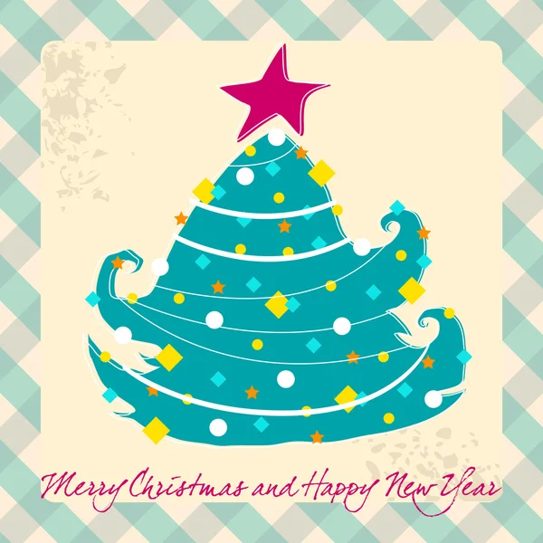 Cute Christmas card — Stock Vector