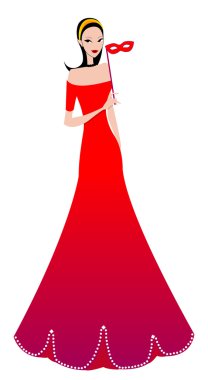 güzel karnaval kız