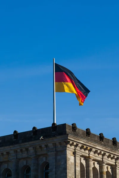Wawing bandeira alemã — Fotografia de Stock
