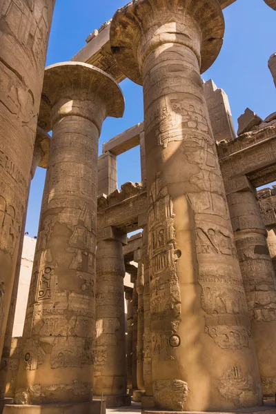 Ψαμμίτης στήλες στην Αίγυπτο. — Φωτογραφία Αρχείου