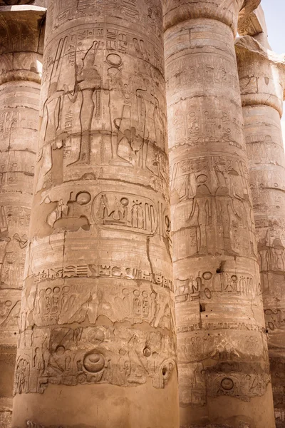 Sandsteinsäulen in Ägypten. — Stockfoto