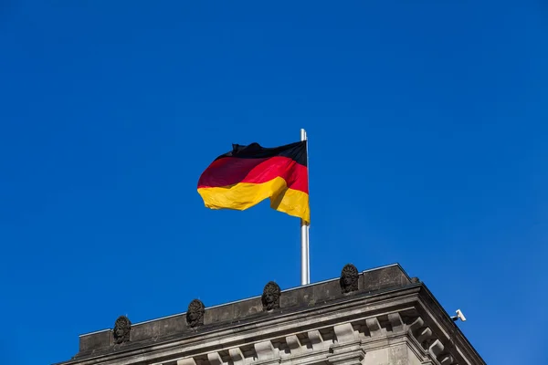 German flag wawing — Stock Photo, Image