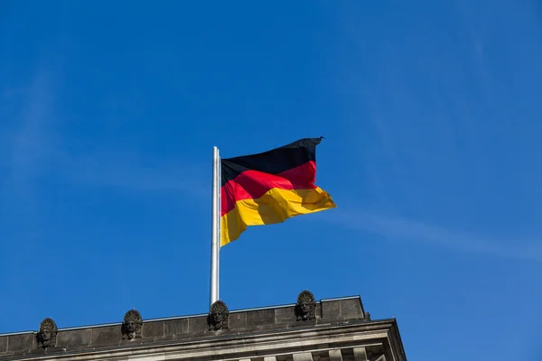 German flag wawing — Stock Photo, Image