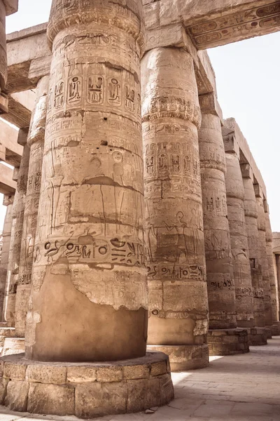 Sandsteinsäulen in Ägypten. — Stockfoto