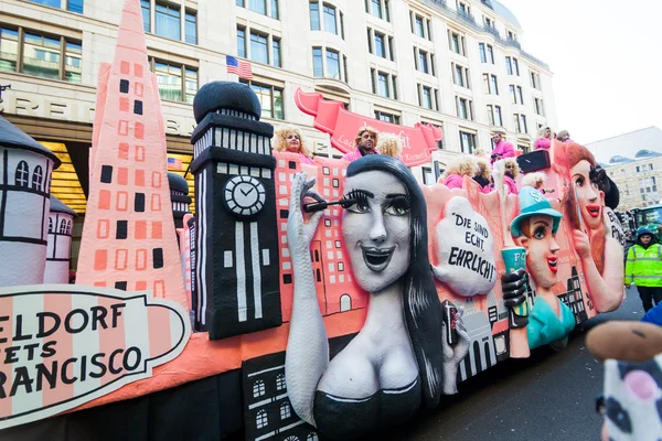 Parade karnaval di Dusseldorf — Stok Foto