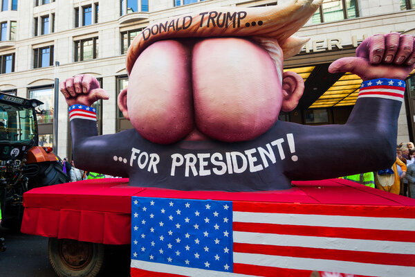 Carnival parade in city center