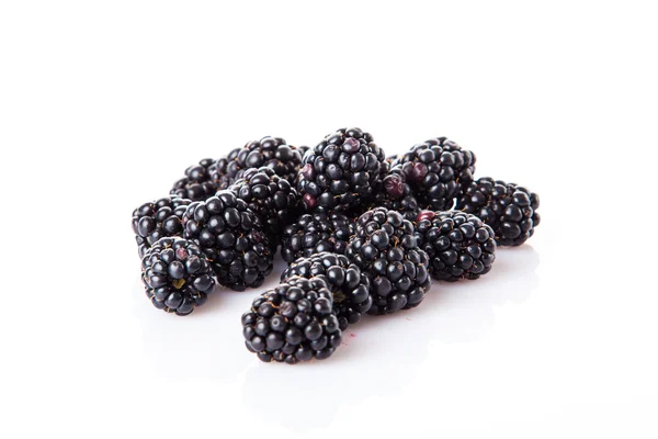 Pile of organic blackberries — Stock Photo, Image