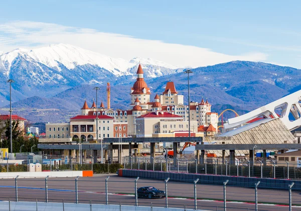 Hotel Bogatyr vicino al Parco di Sochi — Foto Stock