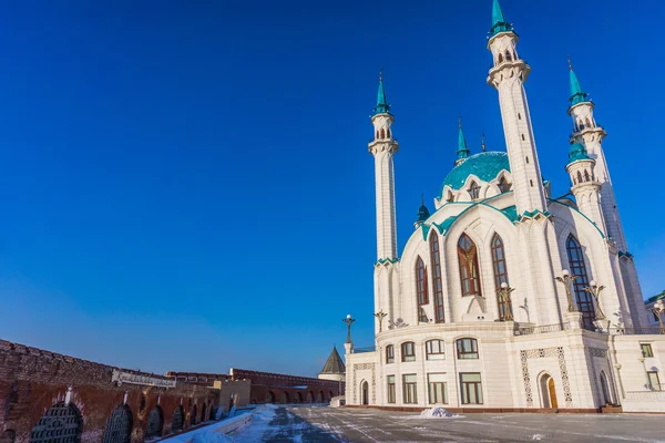 Qolsharif moskee in kremlin van kazan — Stockfoto