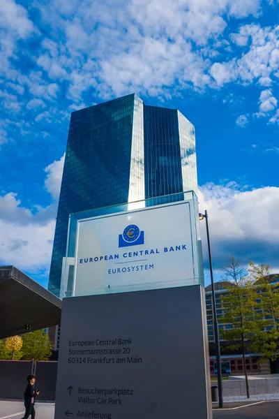 Building of the European Central Bank — Stock Photo, Image