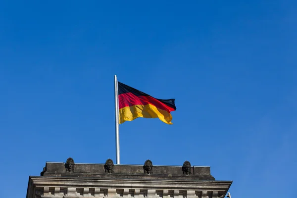 German flag wawing — Stock Photo, Image