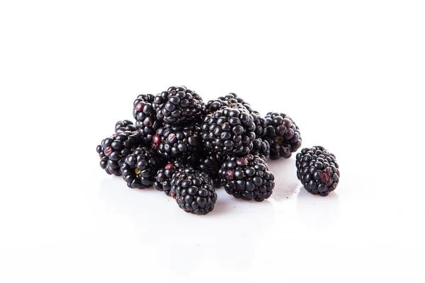 Pile of organic blackberries — Stock Photo, Image