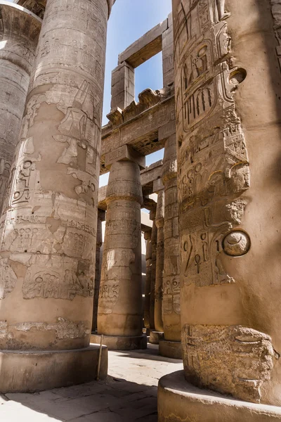 Sandsteinsäulen in Ägypten. — Stockfoto
