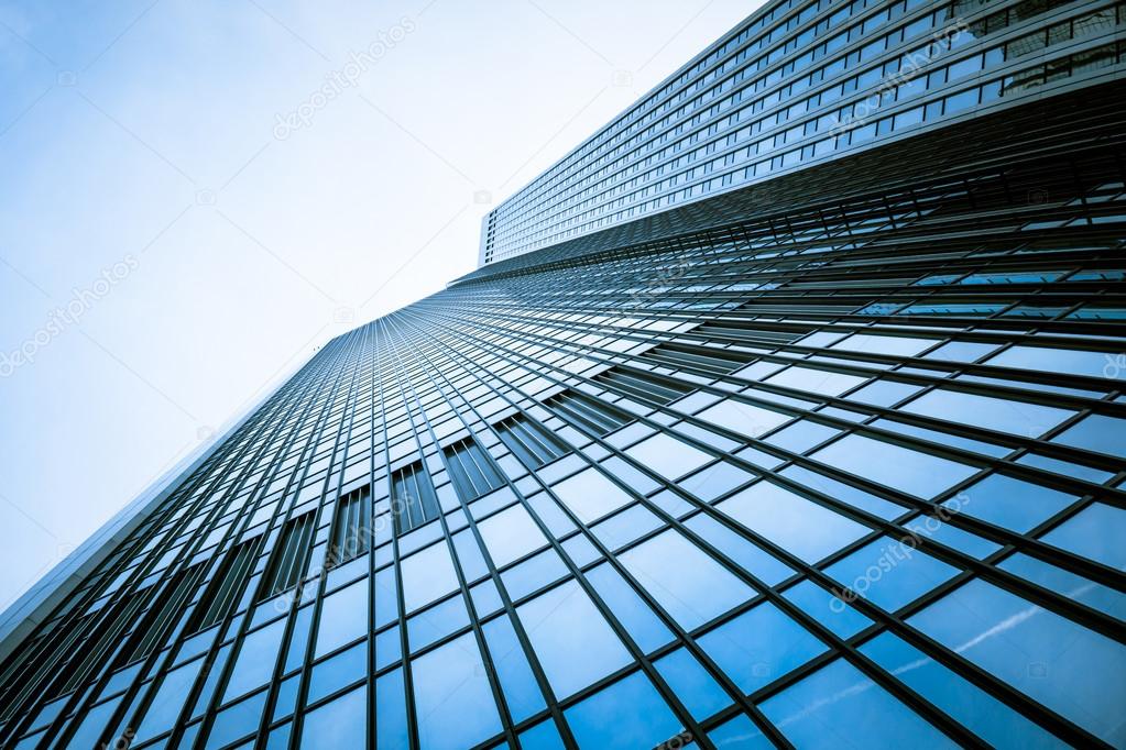 Modern glass skyscraper