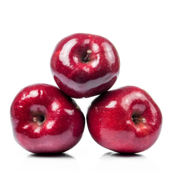 Manzanas rojas frescas — Foto de Stock