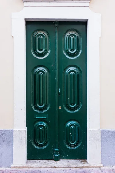 绿色的大门 — 图库照片