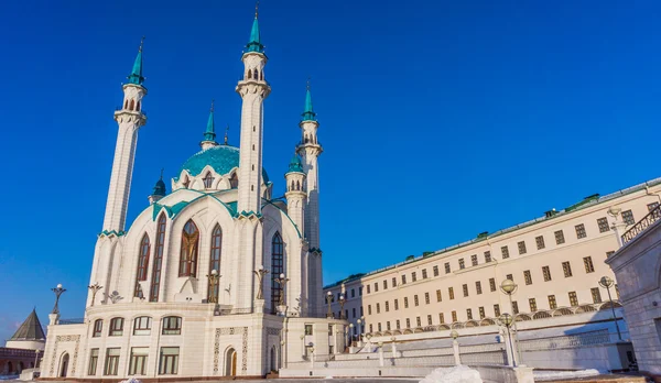 Moschea Qolsharif nel Cremlino di Kazan — Foto Stock