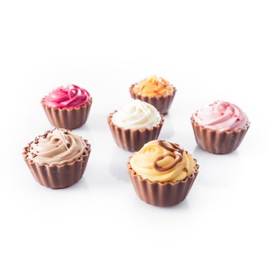 Taze çikolata cupcakes