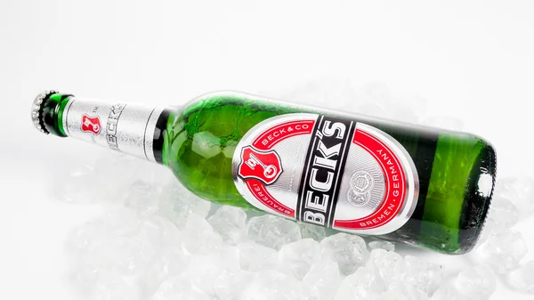 Becks μπουκάλι μπύρας — Φωτογραφία Αρχείου