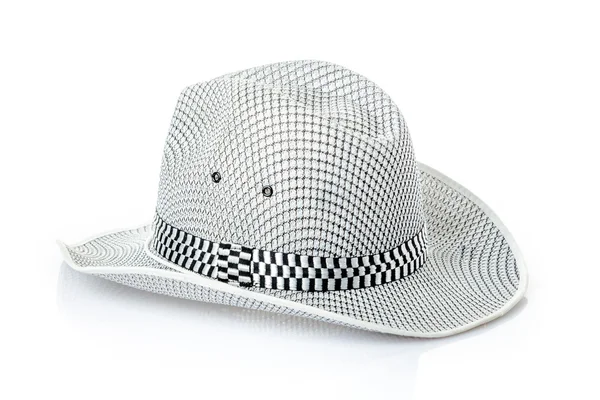 Sombrero de paja blanco — Foto de Stock