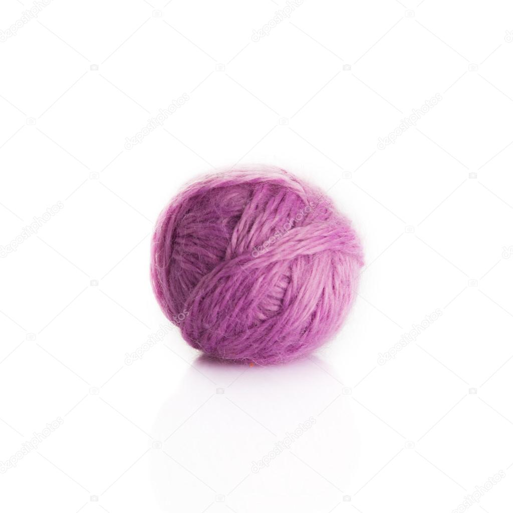 Wool yarn ball