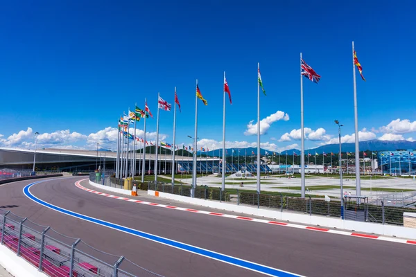 Sochi, Rusia - Carreras de entrenamiento — Foto de Stock