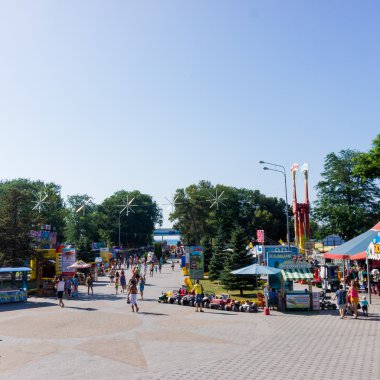 Anapa, Rusya Federasyonu - 15 Temmuz: Konumlar şehir eğlence parkı 