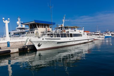Soçi, Rusya - 29 Haziran 2016: Deniz - istasyonu karmaşık