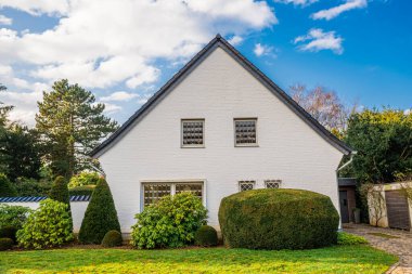 Güzel lüks ev dış görünüşü. Modern ev