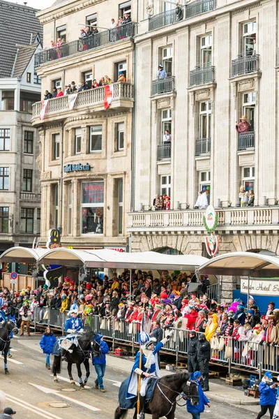 Colonia Alemania Febrero 2018 Rosenmontag Parade Lunes Rosa Más Millón — Foto de Stock