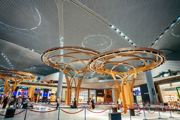 Istanbul Turquia Agosto 2019 Vista Interior Novo Aeroporto Istambul Novo — Fotografia de Stock