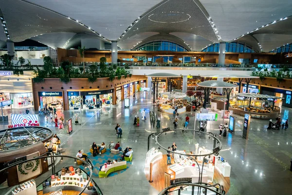 Istanbul Turquía Agosto 2019 Vista Interior Del Nuevo Aeropuerto Estambul — Foto de Stock