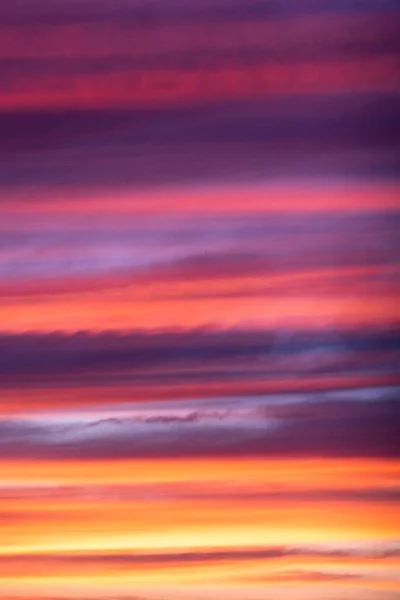 Вогняне Оранжеве Небо Заходу Сонця Прекрасне Небо — стокове фото
