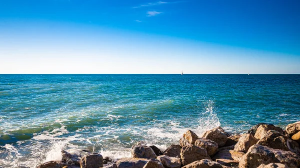 Strand Szocsiban Tenger Télen — Stock Fotó