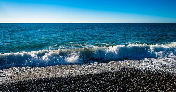 Spiaggia Sochi Mare Inverno — Foto Stock