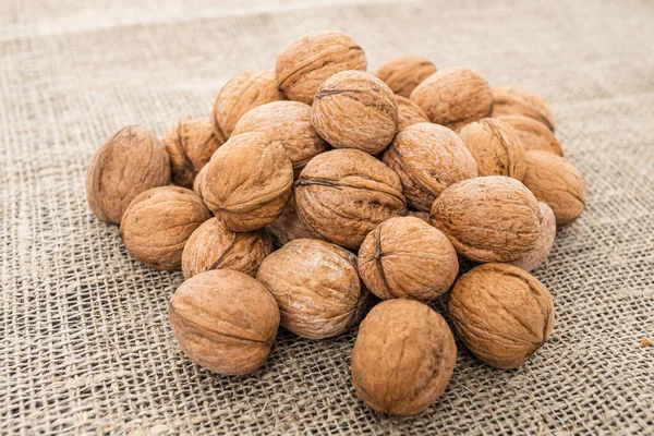 Close View Walnuts Tabletop — Stock Photo, Image