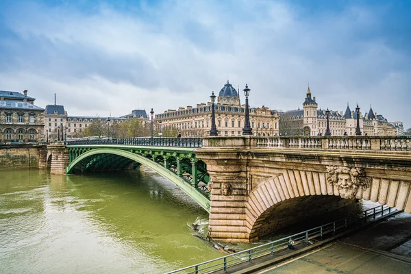 Vista Sulla Strada Nel Centro Storico Parigi Francia — Foto Stock